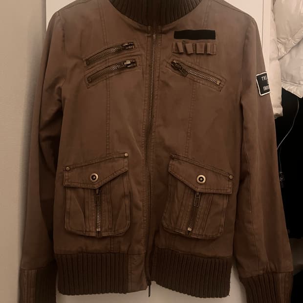 빈티지 하이넥 자켓