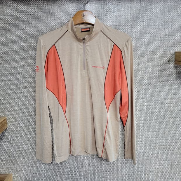 100사이즈 머렐 집업 티셔츠 등산 아웃도어