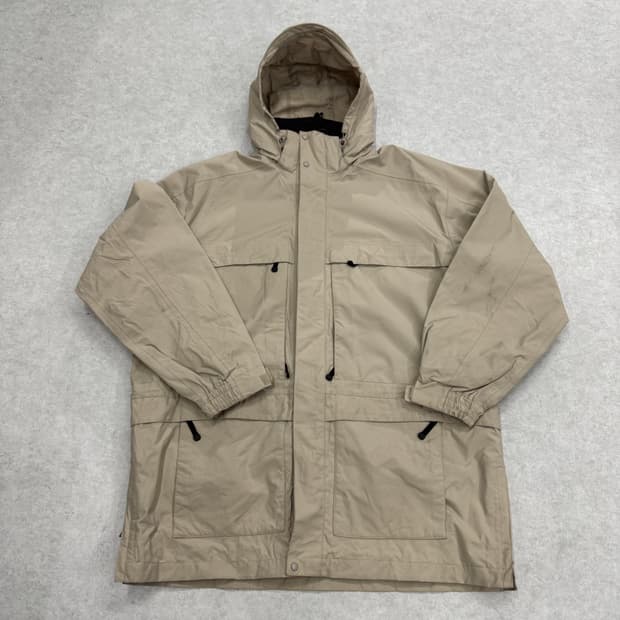 LLBean 베이지 후드 바람막이