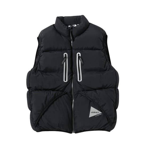 [S,M,L]그라미치 x 앤드원더 다운 패딩 조끼/블랙