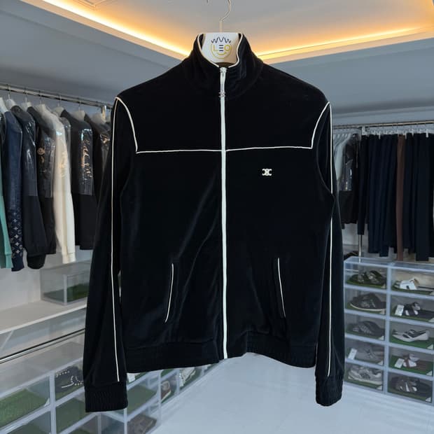 [리오브] 셀린느 트리오페 벨루어 트랙 벨벳 집업