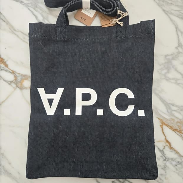 <정품 새상품> A.P.C 데님 에코백