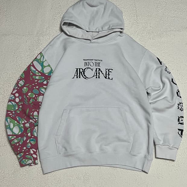라이엇게임즈 아케인 후드티