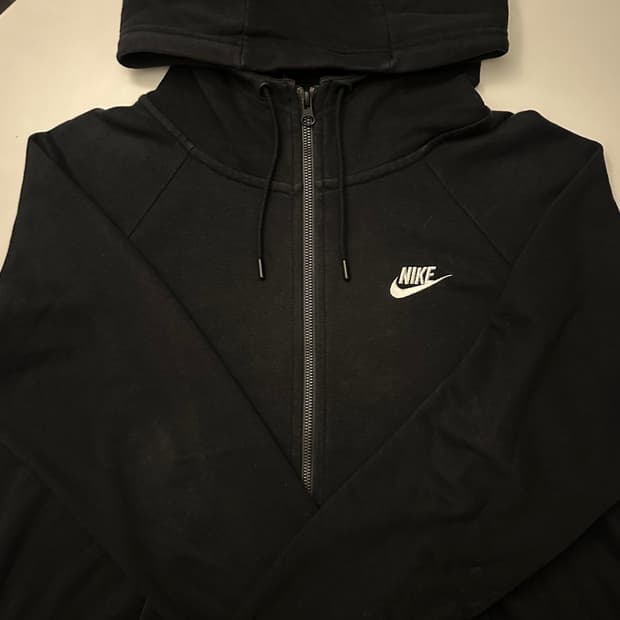 나이키 스우시 기본 후드집업 블랙 L