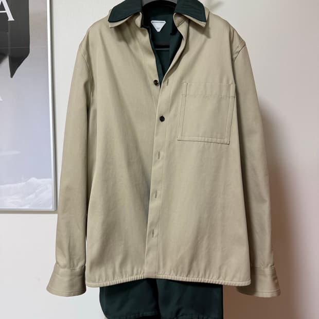 레이어링 코튼 셔츠