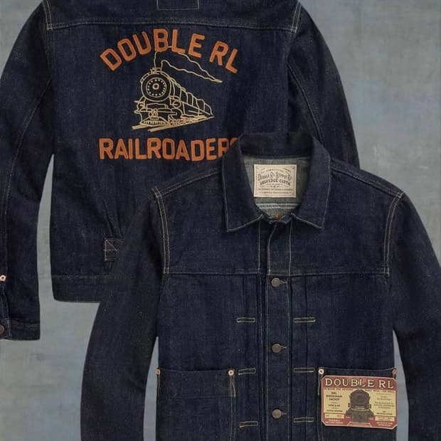 RRL Dockman Unlined Trucker Jacket L