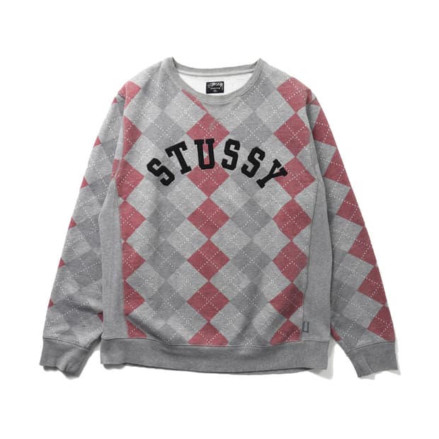 스투시 STUSSY Argyle Sweatshirt