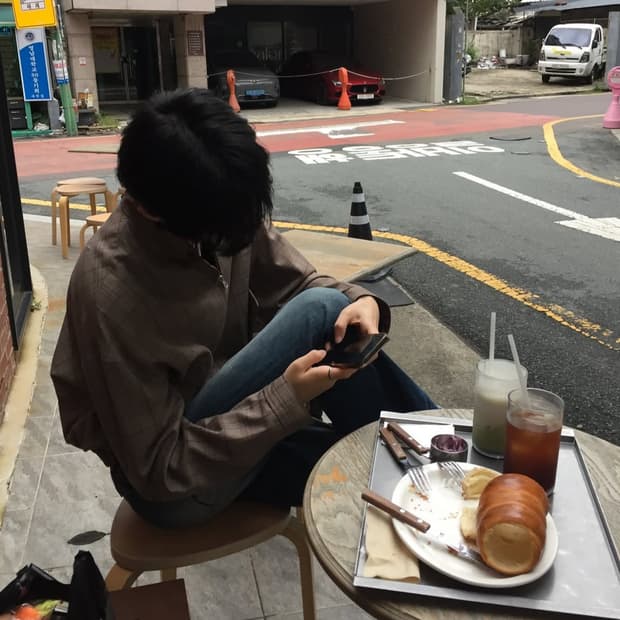 토니웩 체크 울 해링턴 자켓 팔아요