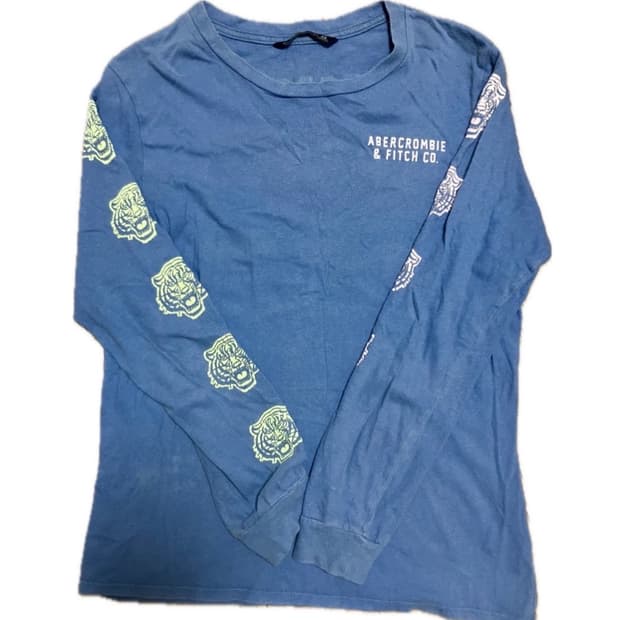 아베크롬비 타이거 그래픽 롱슬리브