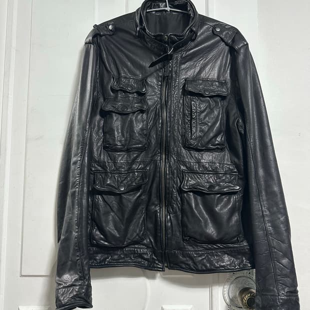 램스킨 바이커자켓