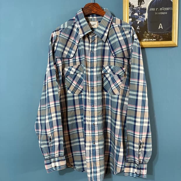 80‘s Levis Check Western  shirt.
