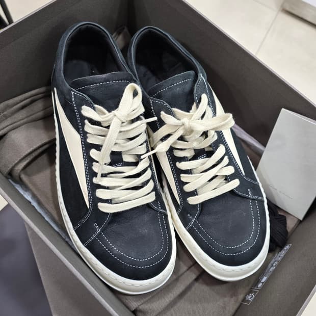 [정품] 릭오웬스 릭반스 남자 스니커즈 41