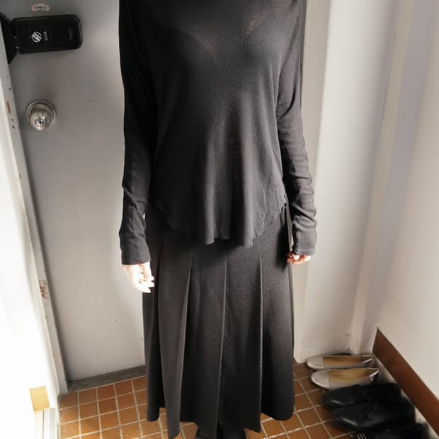 헬무트 랭 니트 롱 슬리브