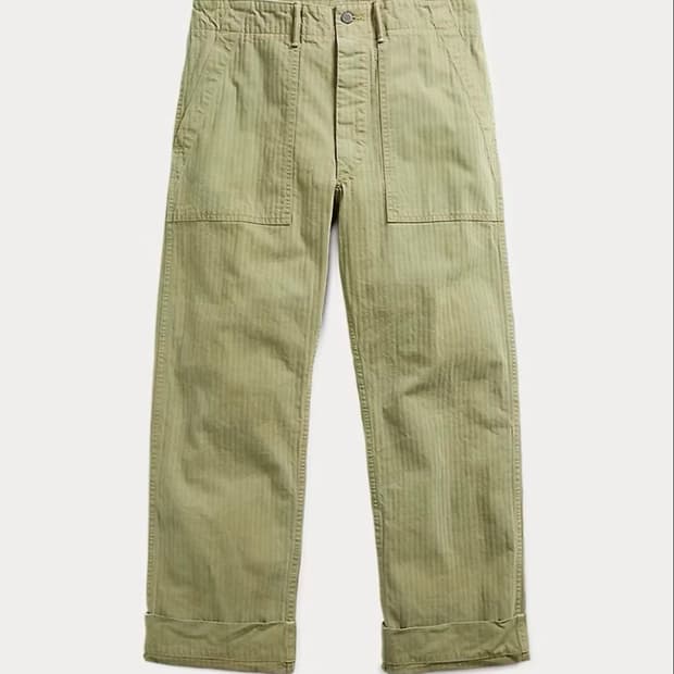 RRL 헤링본 퍼티그 32-30/32-32 
