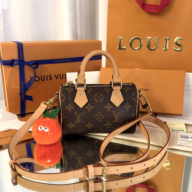 [새상품급/풀구성] 루이비통 나노 스피디 모노그램