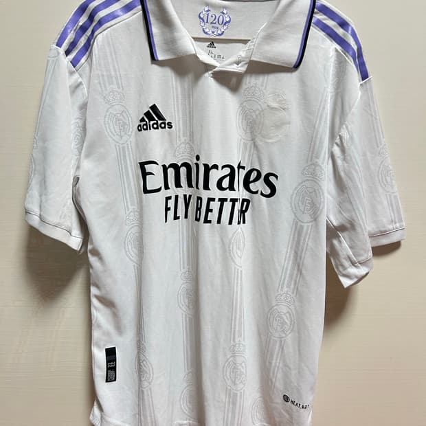 아디다스 레알 마드리드 120주년 유니폼 XL