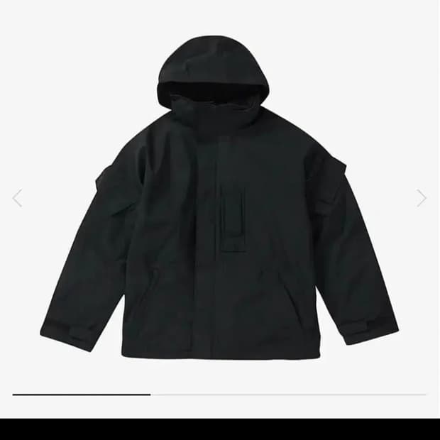 슈프림 투인원 고어텍스 폴라텍 라이너 자켓 블랙 XL