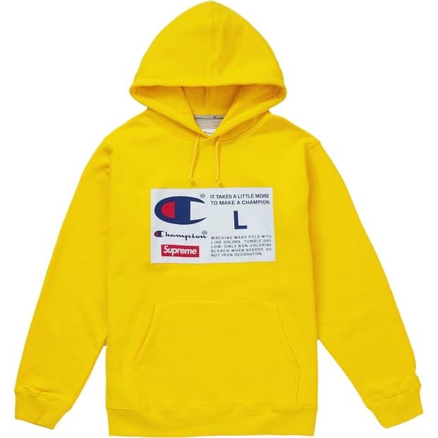 Supreme / Champion® Label Hooded 후드 (L)
