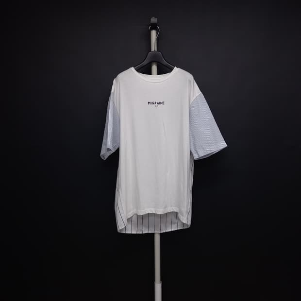 톰보이 춘하 루즈박시핏 롱 티셔츠 F 44-77