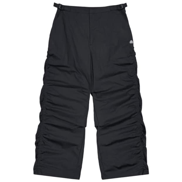 [0] 코이세이오 퍼커링 팬츠 - 블랙