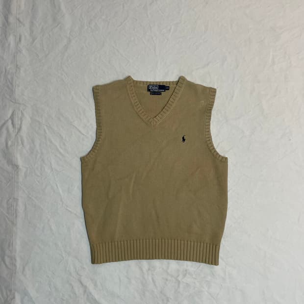 폴로 니트 베스트