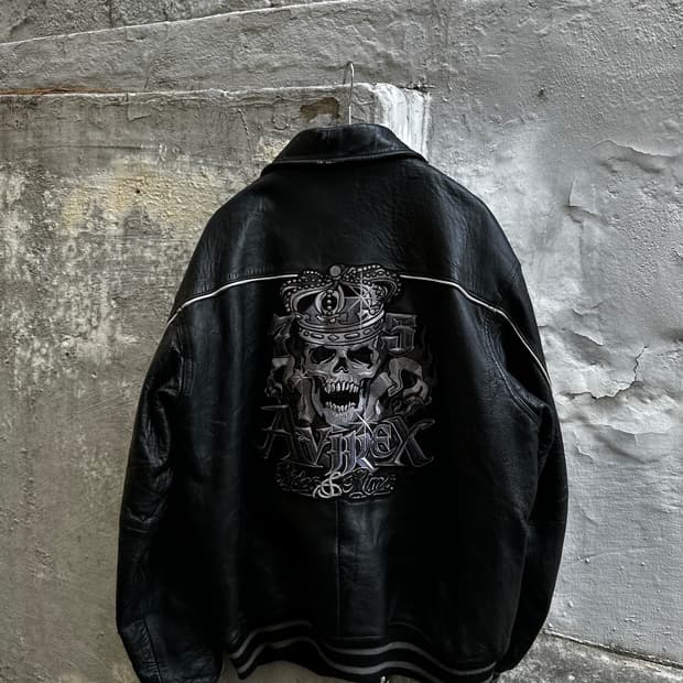 아비렉스 avirex riders king 레더 자켓 