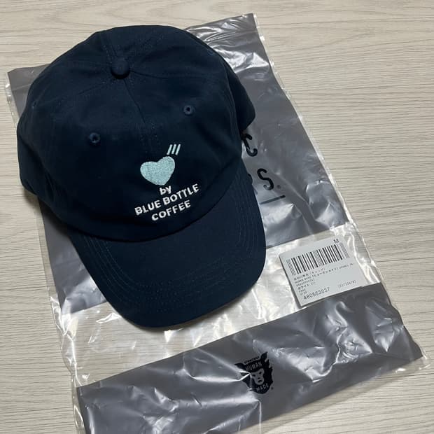 휴먼메이드 x 블루보틀 네이비 볼캡