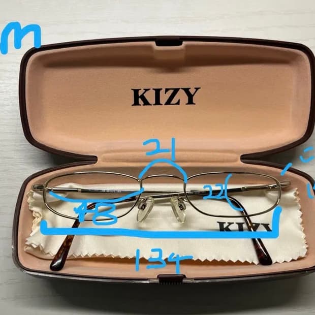 키지클럽 빈티지 아저씨 양키 메탈 안경