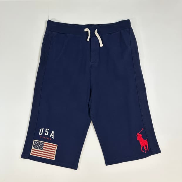 Polo 폴로 성조기 빅포니 새깅 팬츠 네이비 (S/M)