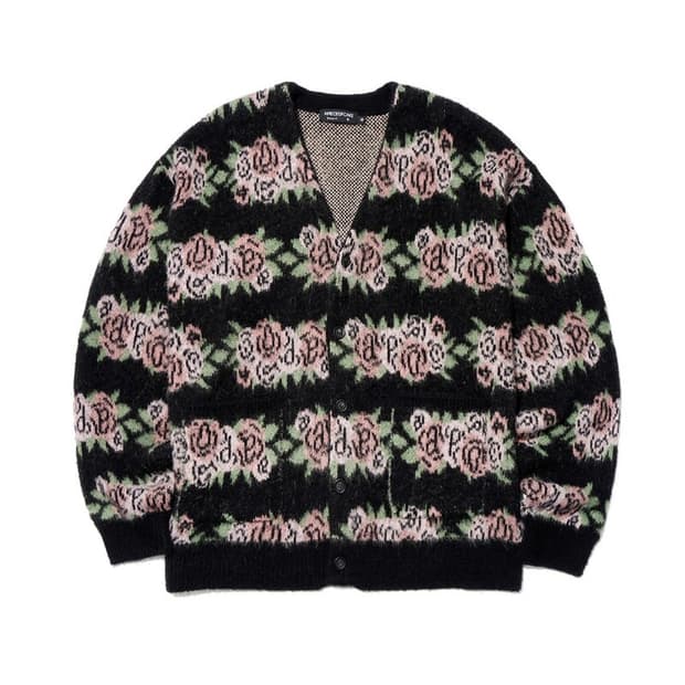 어피스오브케이크 flower pattern cardigan