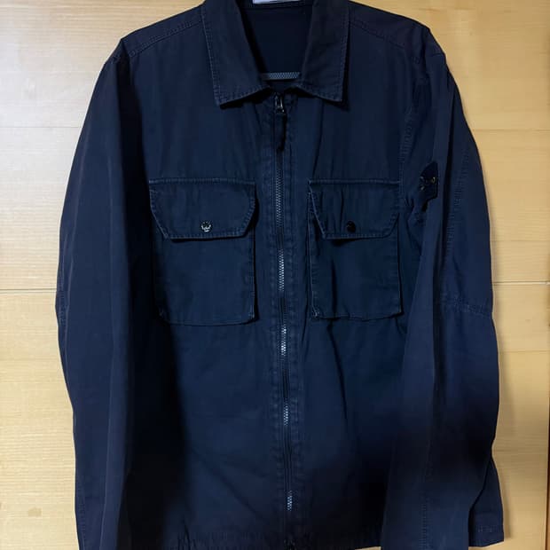 21FW 스톤아일랜드 올드이펙트 오버셔츠
