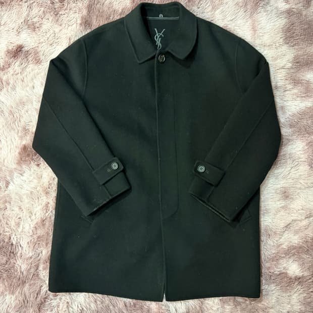 입생로랑 YSL 올드스쿨 울 코트