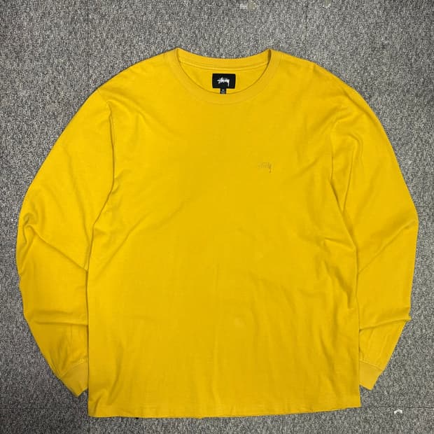 스투시 자수로고 롱슬리브