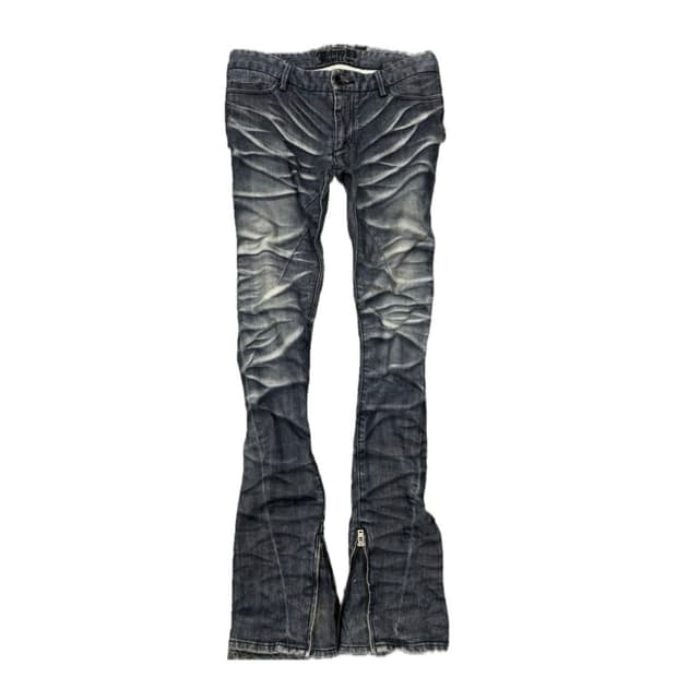 johnny wolf washing zip denim