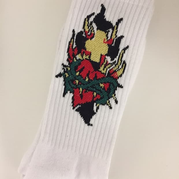 Ed Hardy 가시 하트 양말