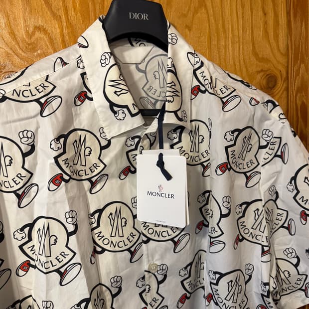 몽클레어 X 키스(kith) 콜라보 하와이안 셔츠 새상품
