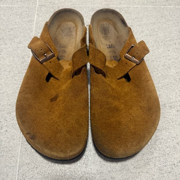 버켄스탁 보스턴 밍크 브라운 42 270