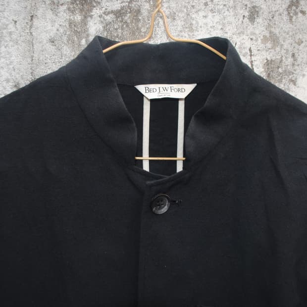 BED J.W. FORD 차이나 카라 린넨 블레이저