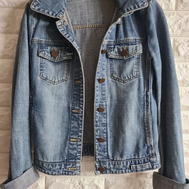 오즈세컨 데님 후드 재킷(44)