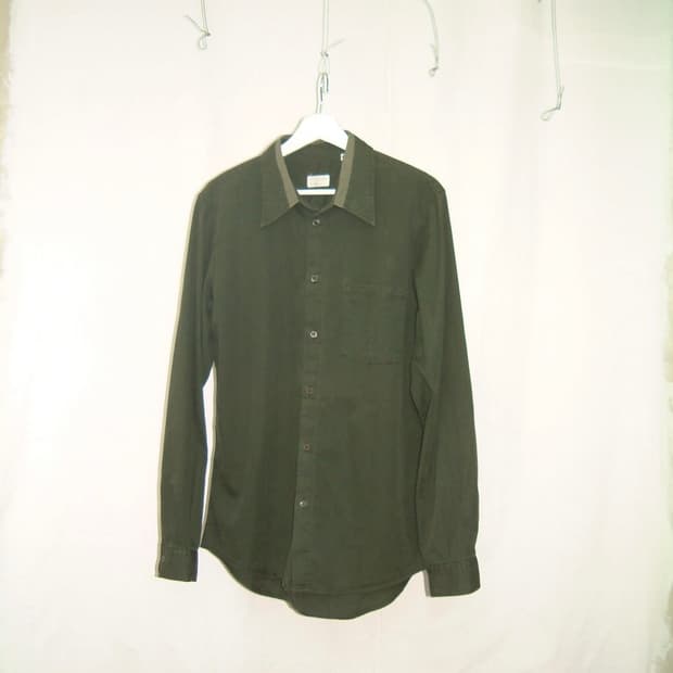 Helmut lang 1998 contrast collar shirt