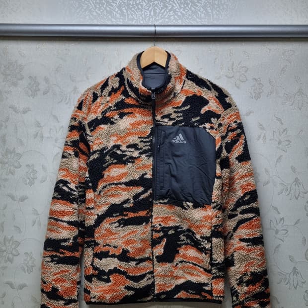 [남95] 아디다스 쉐르파 카모 리버시블 플리스자켓