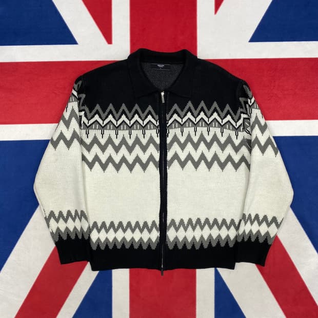 트릴리온 니트 집업 XL 