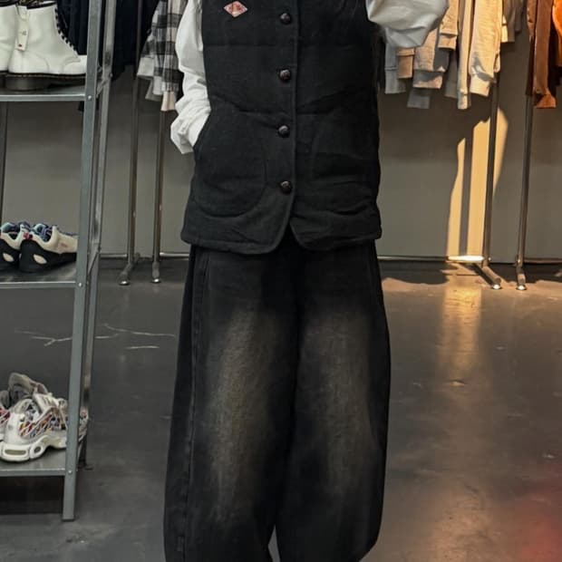 단톤 X 빔즈 울 다운 베스트 A3357