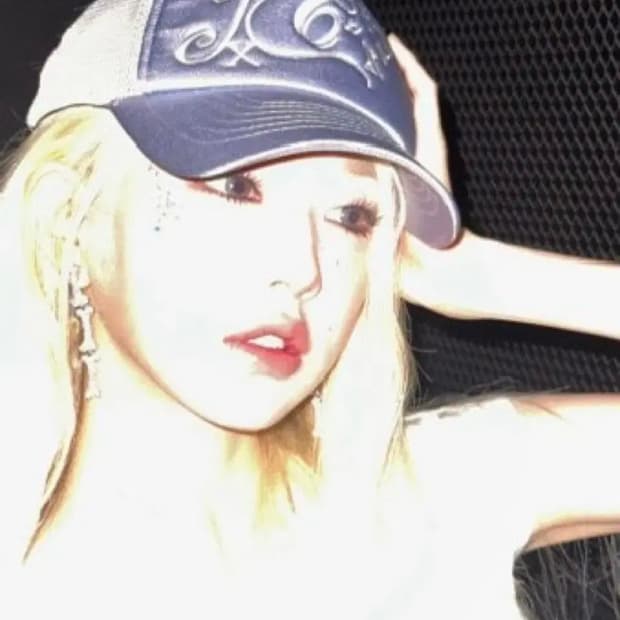 지초이 볼캡 블루