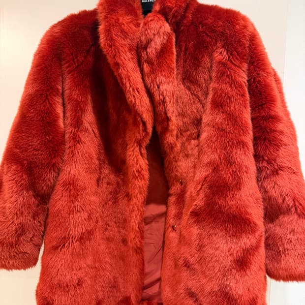 H&M 에이치앤엠 퍼 자켓