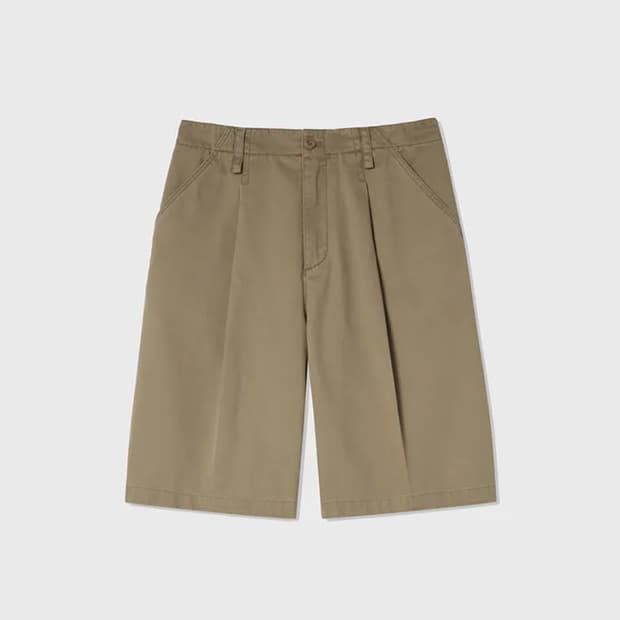 벨리에 플랫폼 버뮤다 팬츠 베이지 L