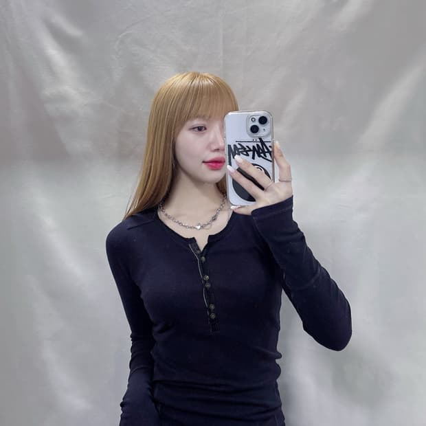 홀리스터 니트 슬리브 