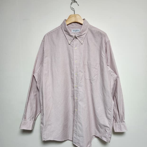 브룩스브라더스 스트라이프 옥스포드 셔츠 2XL - S103