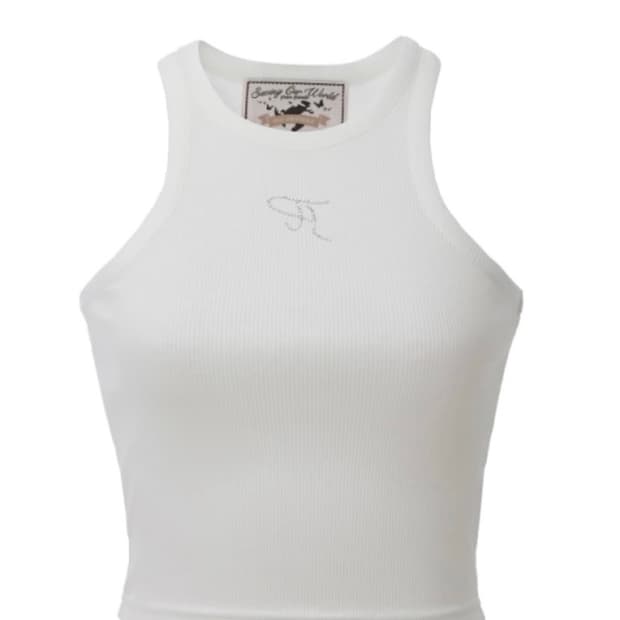 쓰리타임즈 쥬얼 탱크탑 S