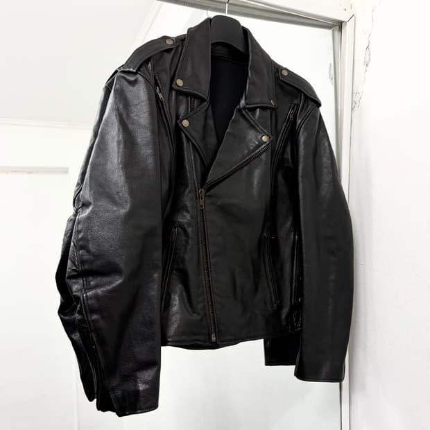 헤비 카우레더 웨스턴 라이더 자켓